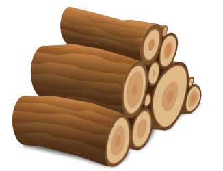 lemne stivuite